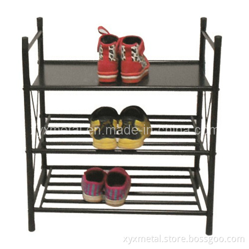 Epoxy Coating Anti-Rust Heavy-Duty Metal Shoe Rack